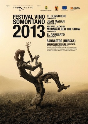 Cartel XIV Festival del Vino de Somontano