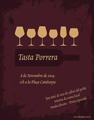 Cartel VI Tasta Porrera