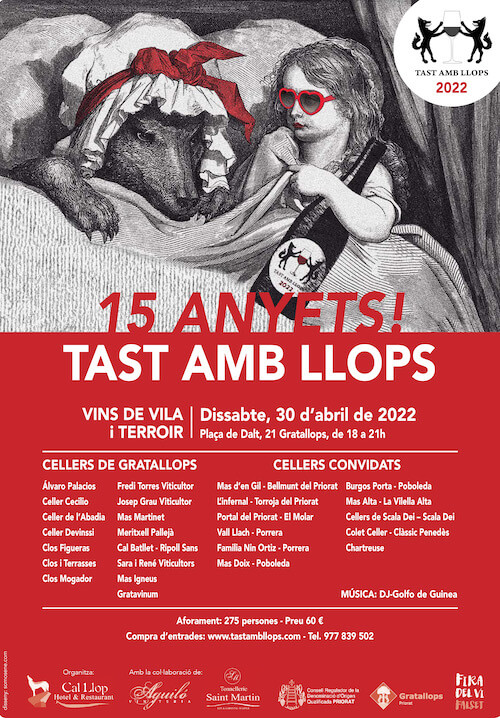 Cartel Tast amb Llops 2022 by elvi.net
