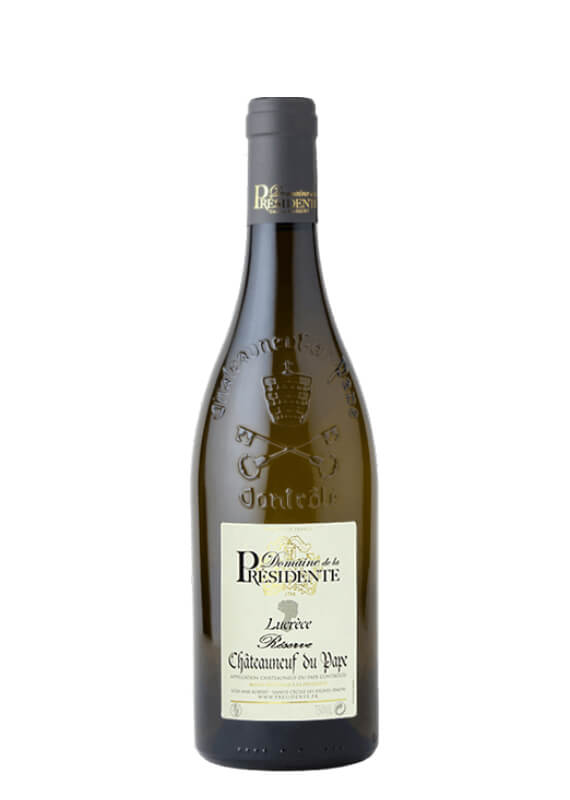 Domaine de la Présidente Lucrèce Châteauneuf-du-Pape Blanc 2017 by elvi.net