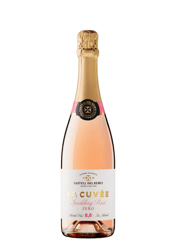 Castell del Remei La Cuvée Sparkling Rosé Zero by elvi.net