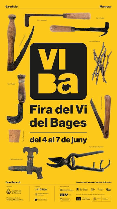 Cartel de la Fira del Vi del Bages 2026 by elvi.net